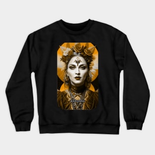 Vintage Portrait Art of Madonna Crewneck Sweatshirt